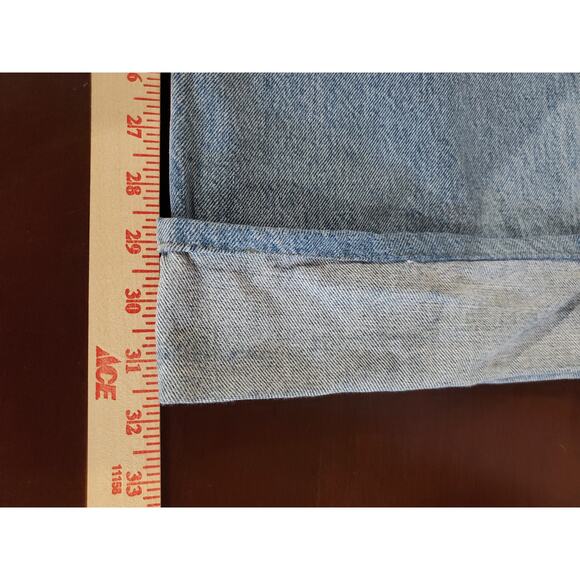 Agolde Dame High Rise Button Fly Wide Leg Light Wash Jeans Size 24 Baggy Skater - Picture 12 of 12
